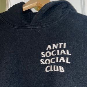 Anti Social Social Club Black hoodie